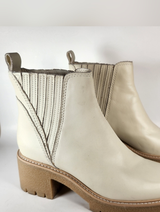 Dolce Vita Shoes - DOLCE VITA Women's Harte H2O Boot Size 8 Ivory Leather Shoe